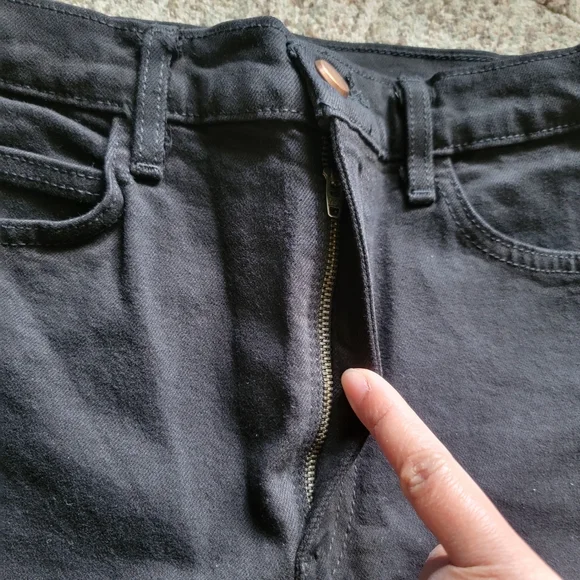 NWT Re/Done Classic Black 90s High Rise Loose Relaxed Straight Fit Jeans Size 27